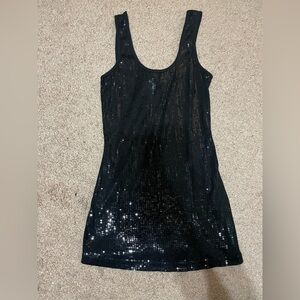 Express black Sequin Tank top size XS